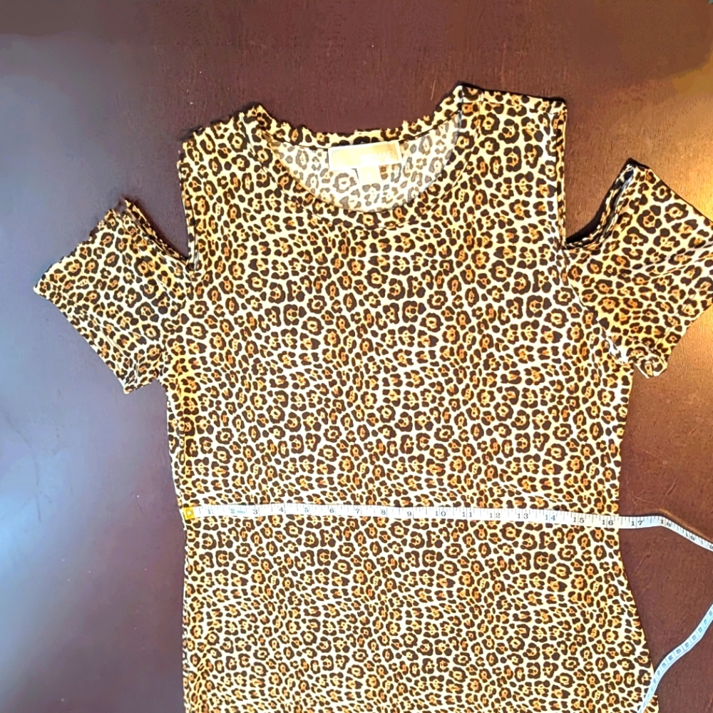 Michael Kors Leopard Print Cold Should Medium Dress
